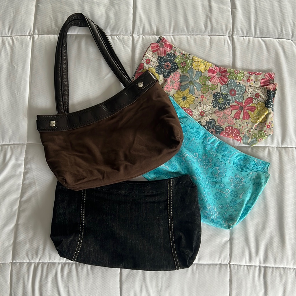 Thirty-One Shirt Purse With 3 Covers